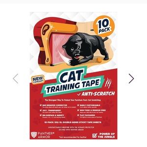 Cat Training Tape - Anti-Scratch Transparent 10-Pack New